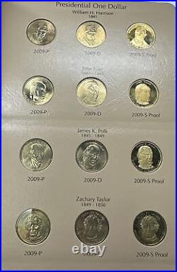 2007-2011 US Presidential Dollar P-D-S (60 Coins) Complete Set in Dansco