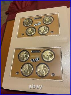 2007 2016 Complete 39 Coin Proof Presidential Dollar Set In Dansco 7092 Album