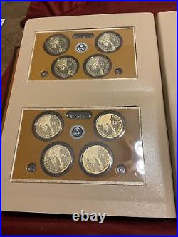 2007 2016 Complete 39 Coin Proof Presidential Dollar Set In Dansco 7092 Album