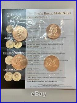 2007 2016 Complete Set Of First Spouse Bronze Medal Series With 2013 & 2014