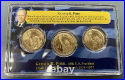 2007-2016 PDS 3-Coin Presidential Dollar Sets Complete 39 Sets BU & Proof