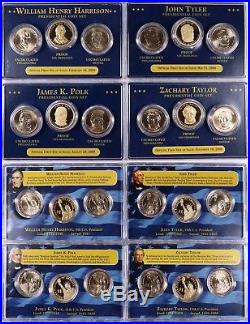 2007-2016 P/D/S-Proof Presidential Dollar $1 Complete 117-Coin Set withCSN Display