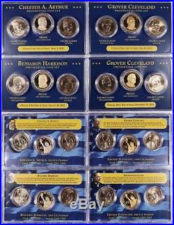 2007-2016 P/D/S-Proof Presidential Dollar $1 Complete 117-Coin Set withCSN Display