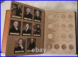 2007-2016 P-d Complete Presidential Set 80 Coins Dansco Album