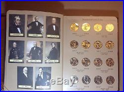 2007-2016 Presidential $1 Complete 78 Coin Set Uncirculated P & D In Dansco