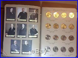 2007-2016 Presidential $1 Complete 78 Coin Set Uncirculated P & D In Dansco