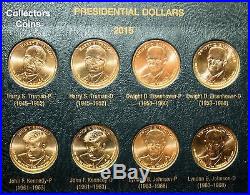 2007-2016 Presidential $1 PD 78 Coin COMPLETE Uncirculated Set inWhitman Album