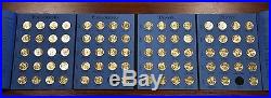 2007-2016 Presidential $1 PD 78 Coin COMPLETE Uncirculated Set in Whitman Folder
