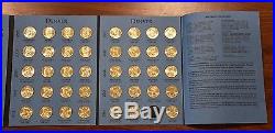 2007-2016 Presidential $1 PD 78 Coin COMPLETE Uncirculated Set in Whitman Folder