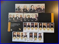 2007 2016 Presidential Dollar Proof Sets Complete 39 Coins (Lot of 10)
