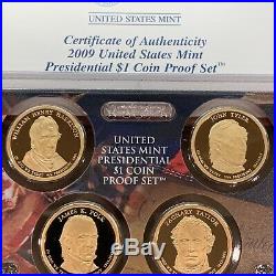 2007 2016 Presidential Dollar Proof Sets Complete 39 Coins (Ten Sets)