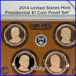 2007 2016 Presidential Dollar Proof Sets Complete 39 Coins (Ten Sets)