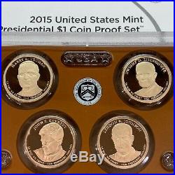 2007 2016 Presidential Dollar Proof Sets Complete 39 Coins (Ten Sets)