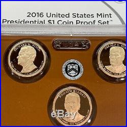 2007 2016 Presidential Dollar Proof Sets Complete 39 Coins (Ten Sets)