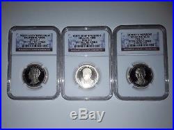 2007-2016 S Complete 39 Coin Presidential Dollar Coin Set NGC PF70