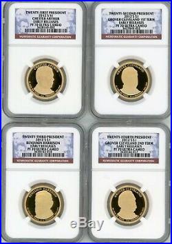 2007-2016 S Complete 39 Coin Presidential Dollar Proof Set NGC