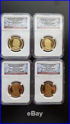 2007-2016 S Complete 39 Coin Presidential Dollar Proof Set NGC PF70UC-GREAT BUY