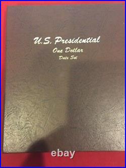 2007 2016 S Presidential $1 39 Coin PROOF COMPLETE Set in New Dansco Album