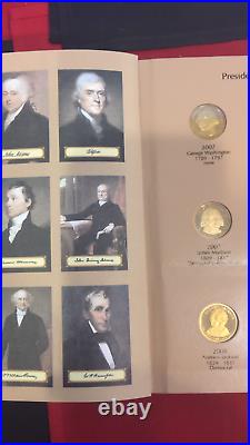 2007 2016 S Presidential $1 39 Coin PROOF COMPLETE Set in New Dansco Album