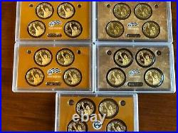 2007-2016 S Presidential Dollar Complete Set Gem Proof All 10 Sets No Box Or Coa
