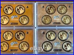 2007-2016 S Presidential Dollar Complete Set Gem Proof All 10 Sets No Box Or Coa