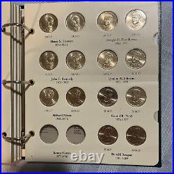 2007-2016 complete Uncirculated set of Presidential dollars withalbum