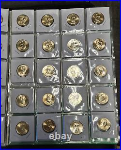 2007-2020 P&D Presidential Dollar Complete BU Set (80 Coins) BRILLIANT UNC