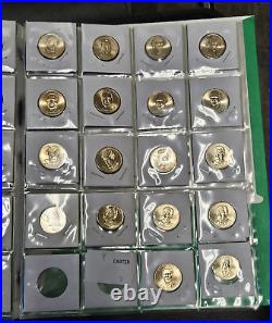 2007-2020 P&D Presidential Dollar Complete BU Set (80 Coins) BRILLIANT UNC