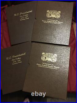 2007-2020 P D S Complete Presidential Dollar Set In Dansco 8184 / 8185 Albums