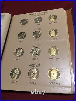 2007-2020 P D S Complete Presidential Dollar Set In Dansco 8184 / 8185 Albums