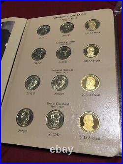 2007-2020 P D S Complete Presidential Dollar Set In Dansco 8184 / 8185 Albums