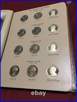 2007-2020 P D S Complete Presidential Dollar Set In Dansco 8184 / 8185 Albums