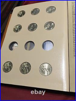 2007-2020 P D S Complete Presidential Dollar Set In Dansco 8184 / 8185 Albums