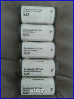 2007-2020 Unc Complete Set of 1000 Presidential Dollars in original roll wrapper