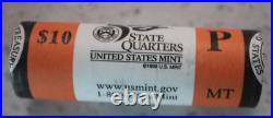 2007 P Complete 5 roll State Quarters set WY UT ID WA MT UNCIRCULATED WithMINT BOX