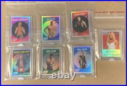 2007 WWE Etopps Complete 7 card HOF Set Numbered Auto Rock CENA TAKER Piper