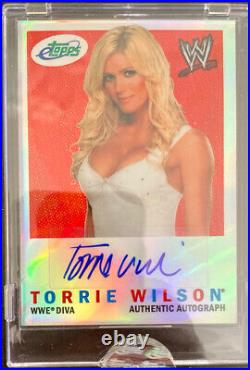 2007 WWE Etopps Complete Uncirculated 7 card HOF Set Includes Torrie Wilson Auto