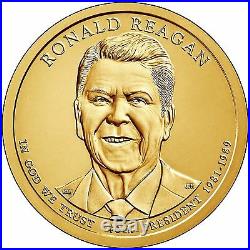 2007 to 2016 Philadelphia US Mint Presidential Dollar 39 $25 roll Complete set