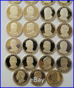 2007s-2016s / 39 Presidential Proof Dollars Completed Set Collection Us Coin