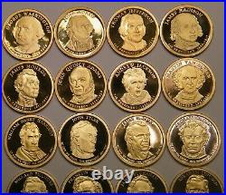 2007s-2016s 39 Presidential Proof Dollars Completed Set Collection Us Coin