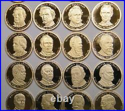 2007s-2016s 39 Presidential Proof Dollars Completed Set Collection Us Coin