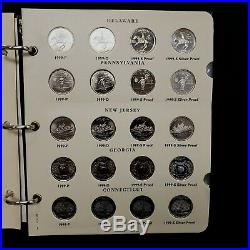 200 Coin 1999 2008 State quarter complete set D P S and SILVER PROOF PDSS
