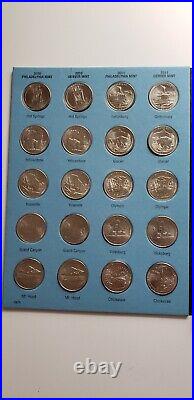 2010-2015 COMPLETE SET OF AMERICA'S NATIONAL PARK QUARTERS Uncirculated -D & P