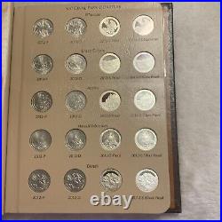 2010-2015 National Park Quarters Complete Set With Proofs In Dansco 8146 Album