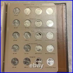 2010-2015 National Park Quarters Complete Set With Proofs In Dansco 8146 Album