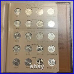 2010-2015 National Park Quarters Complete Set With Proofs In Dansco 8146 Album