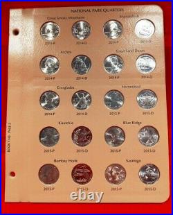 2010-2021 Complete Atb Quarter Set 163 P, D & S Bu Coins In 2 Dansco Albums