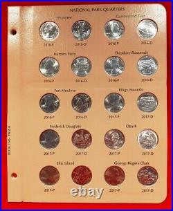 2010-2021 Complete Atb Quarter Set 163 P, D & S Bu Coins In 2 Dansco Albums