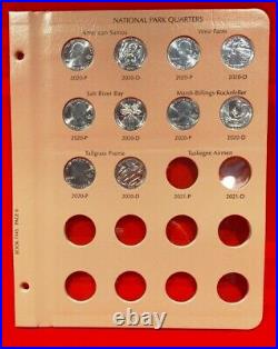 2010-2021 Complete Atb Quarter Set 163 P, D & S Bu Coins In 2 Dansco Albums