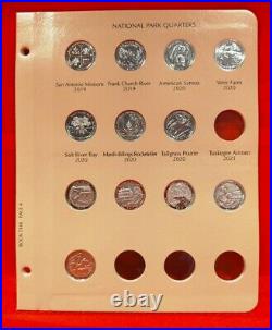 2010-2021 Complete Atb Quarter Set 163 P, D & S Bu Coins In 2 Dansco Albums